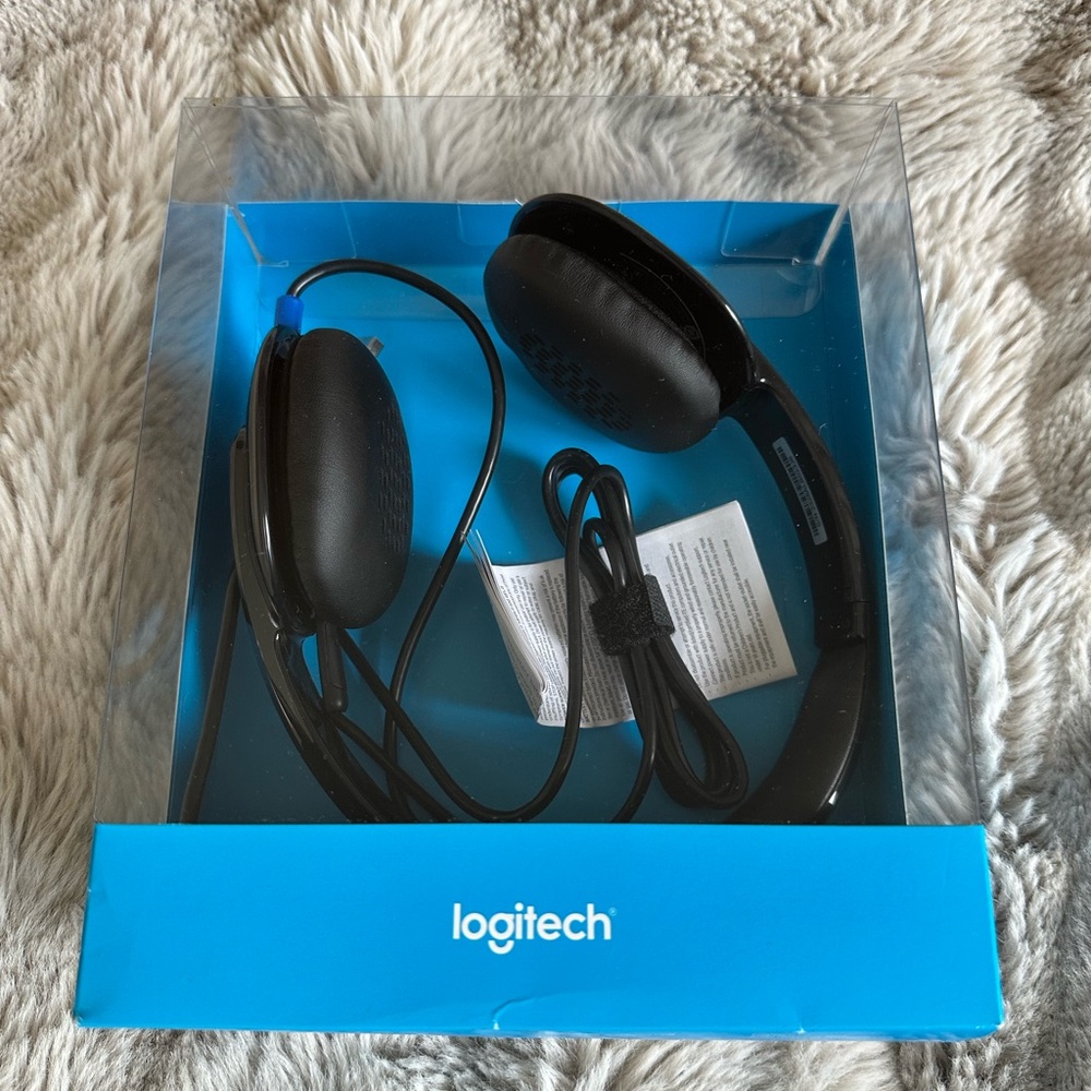 Logitech Black Wired Headset